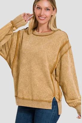 Acid Wash Sweatshirt
