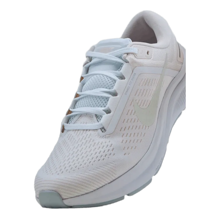 Air Zoom Structure 24 Women's  White/barely Green-light Soft