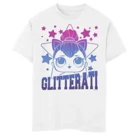 Boys 8-20 L. Surprise! T-shirt with glittery Kitty Queen L graphic. Surprise!