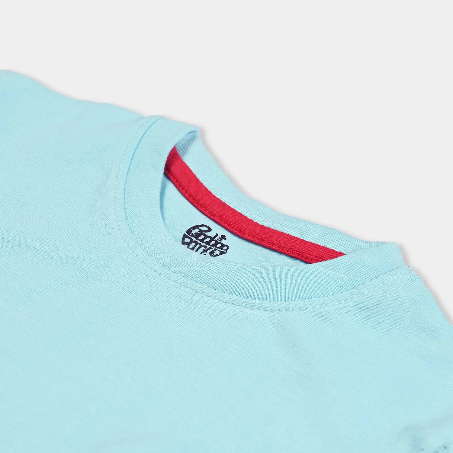 Boys Slub Jersey T-Shirt H/S -T.Turquoise