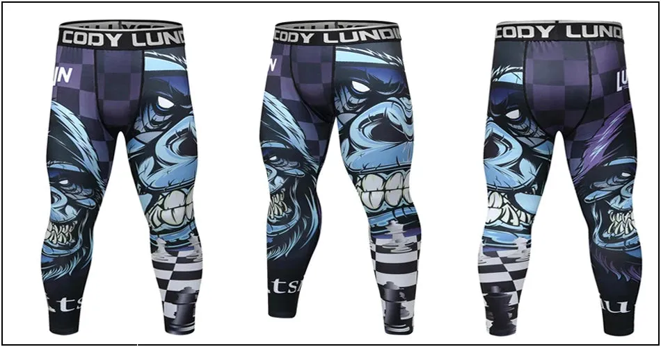 Cody Lundin - Boss Gorilla - BJJ compression tights /rash guard / Spats /Pants