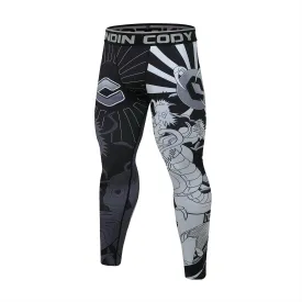 Cody Lundin - Rising Dragon - BJJ compression tights /rash guard / Spats /Pants