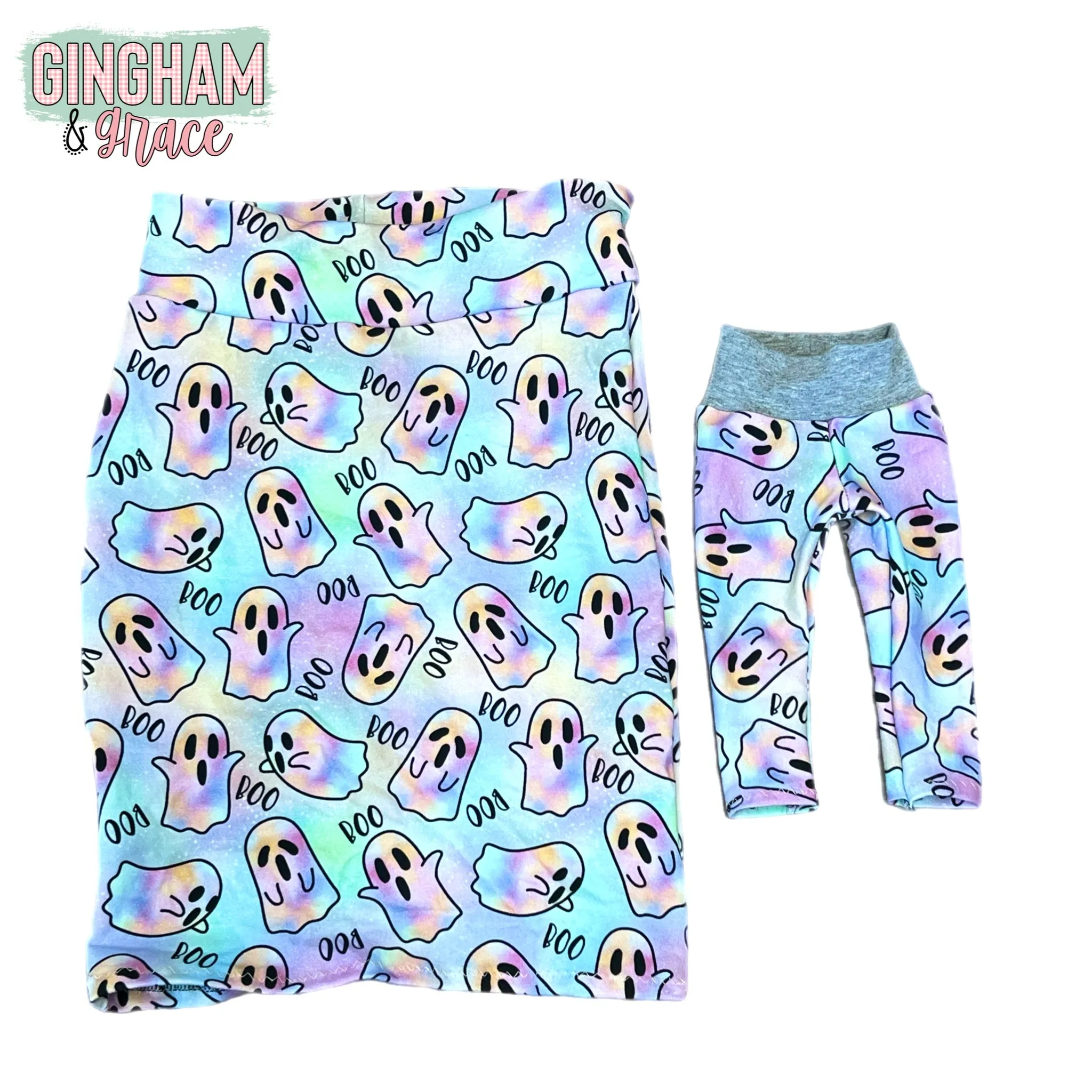 Girls 7 Pencil Skirt   Doll Leggings