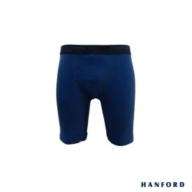 Hanford Kids/Teens Cotton w/ Spandex Knee Shorts - Finster/ActiveBlue (Single Pack)