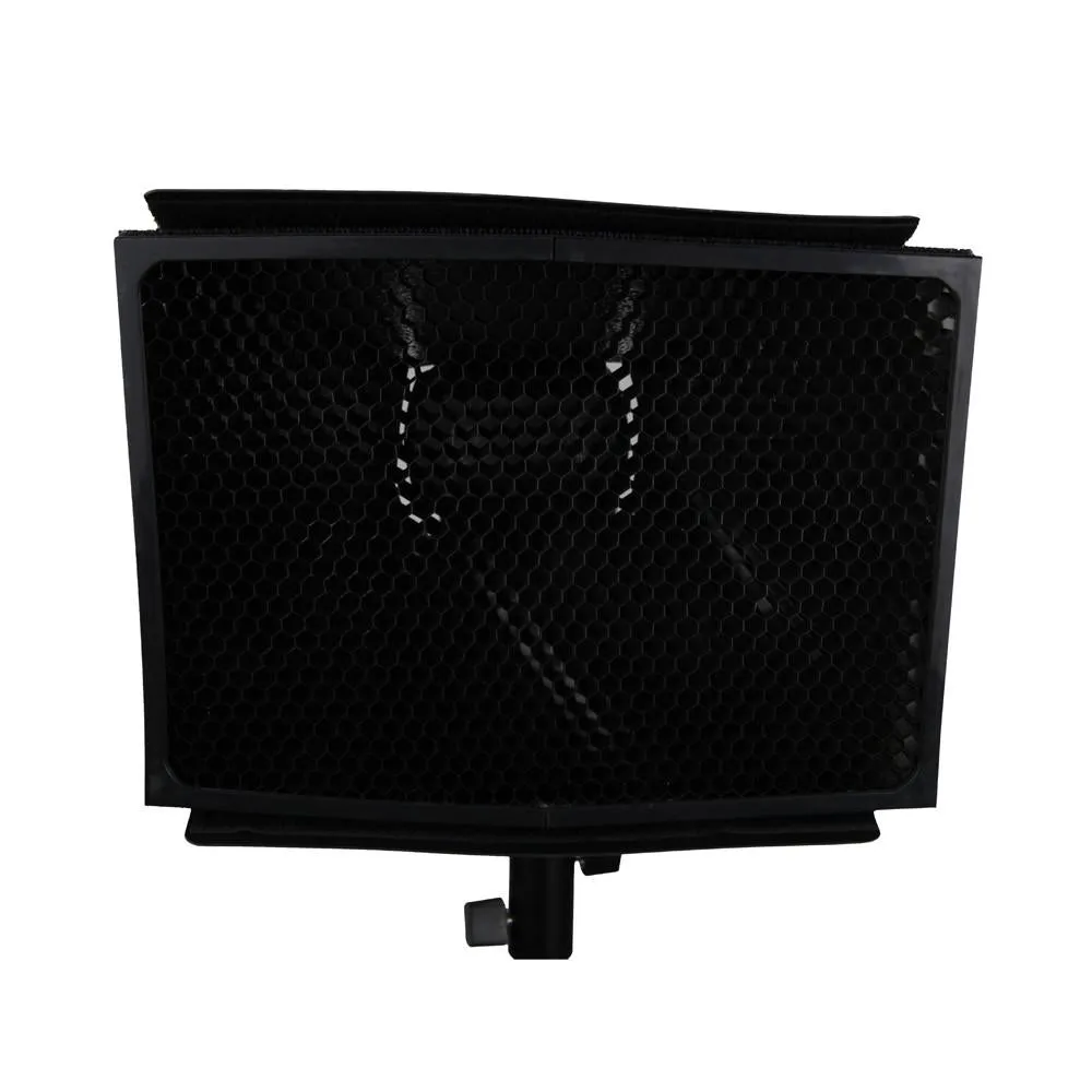 Hypop Rectangular Softbox with 50 Degree Honeycomb Grid for Speedlite Flash(15x20cm)