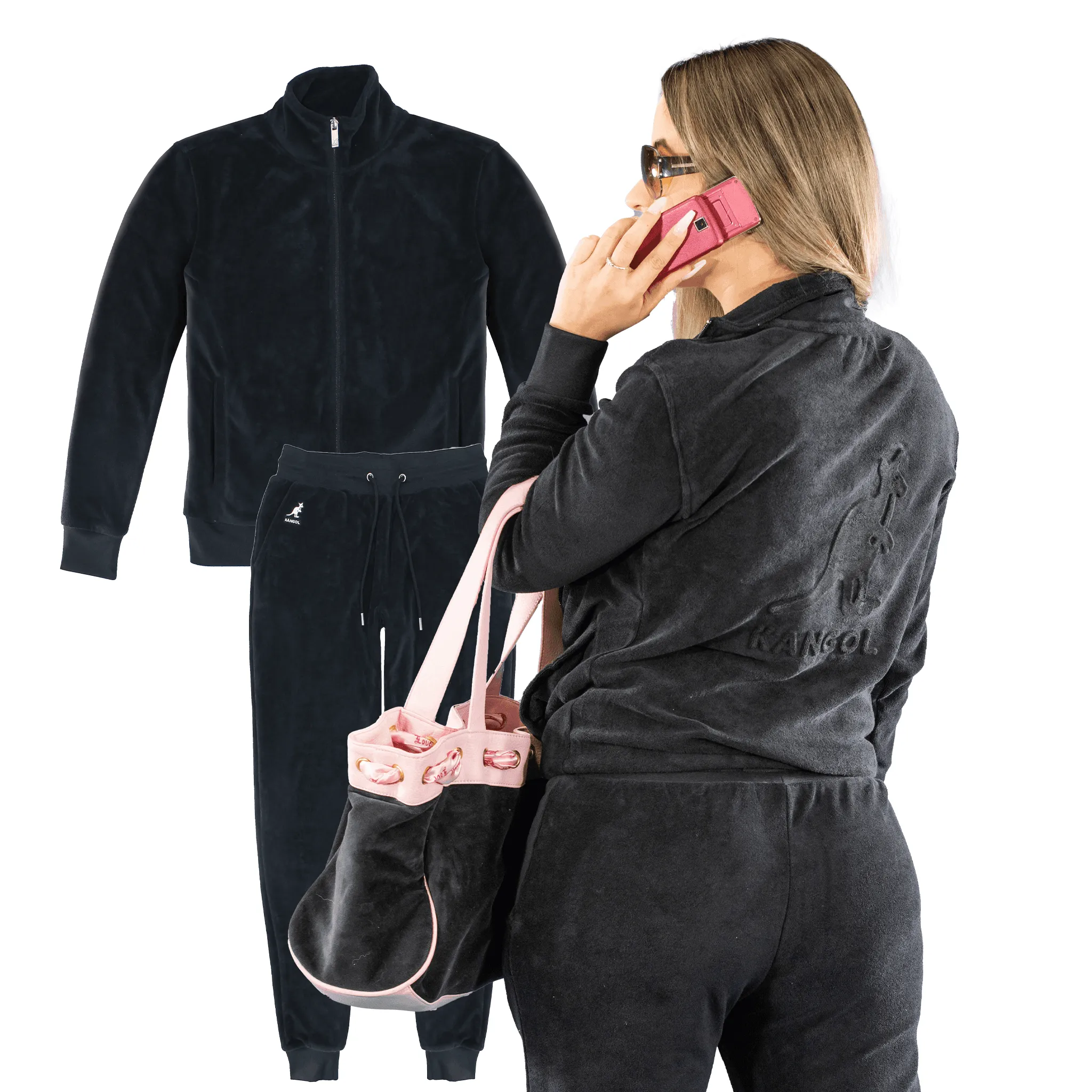 Kangol Women's Terry Cloth Jacket