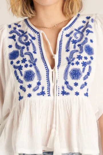 Karmen Peplum Top