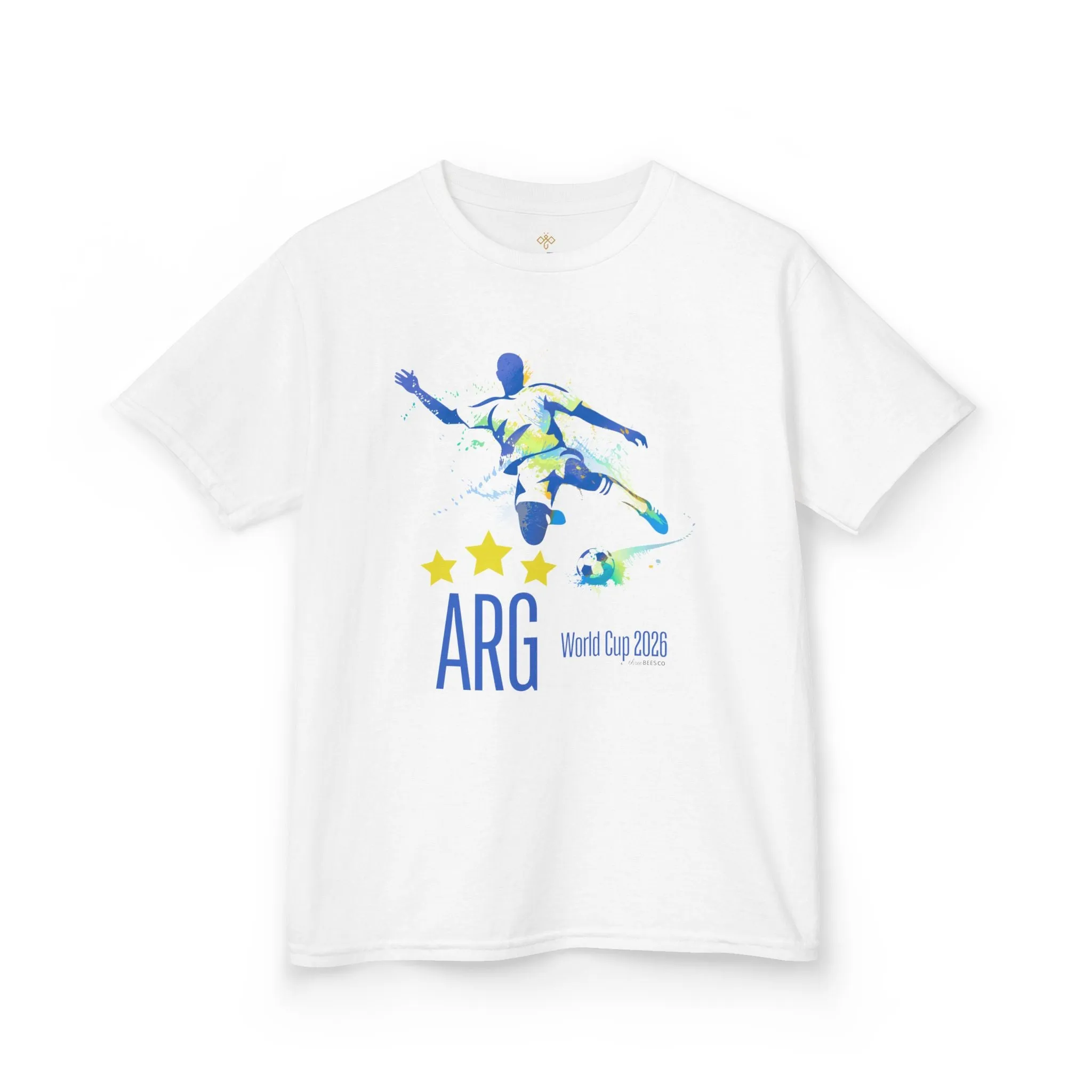 Kids Soccer Argentina World Cup 2026 Hive Tee