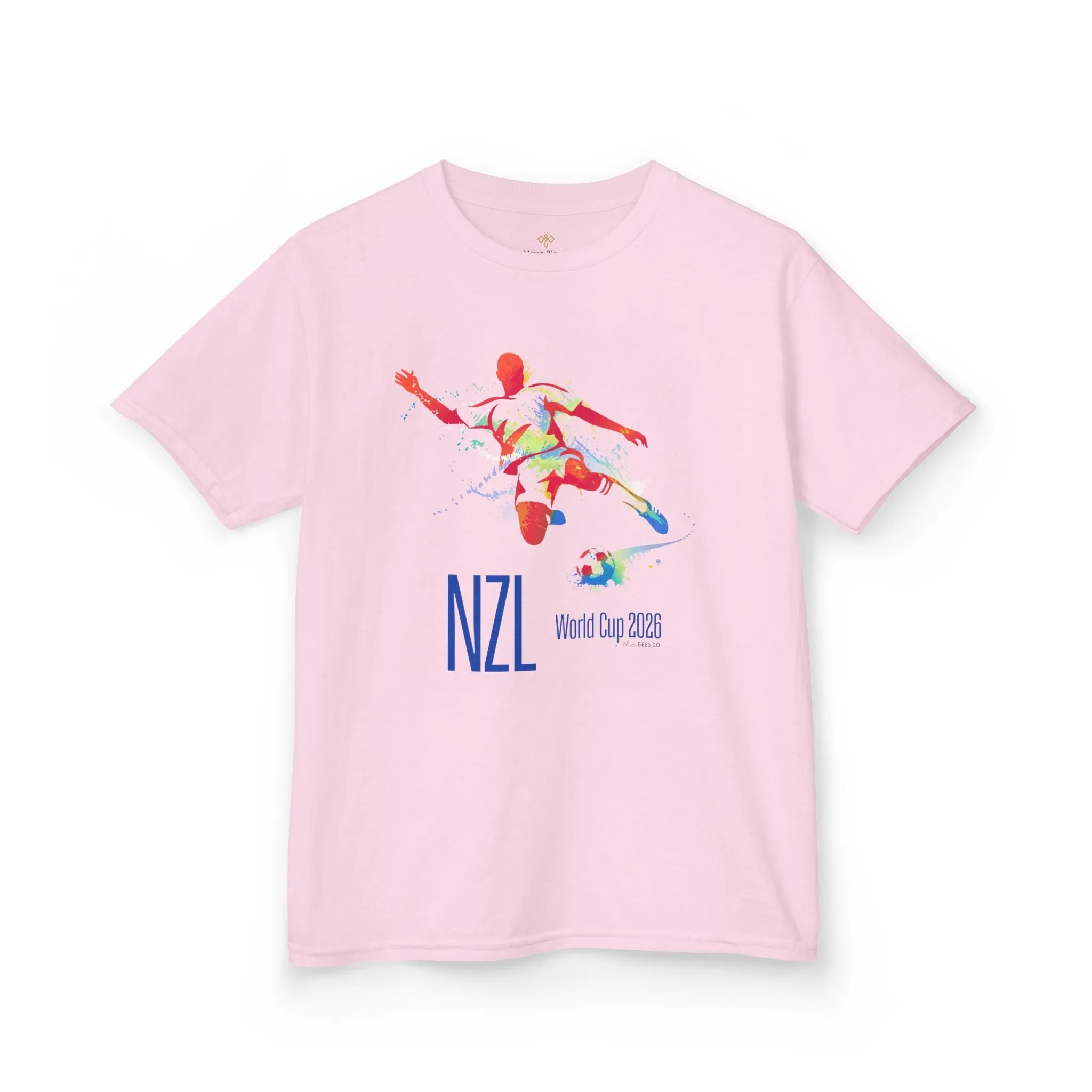 Kids Soccer New Zealand World Cup 2026 Hive Tee