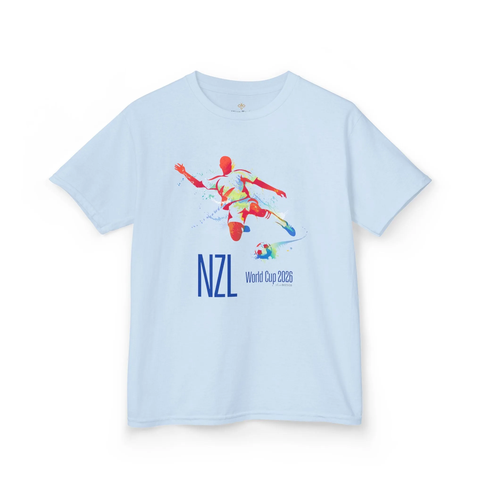 Kids Soccer New Zealand World Cup 2026 Hive Tee