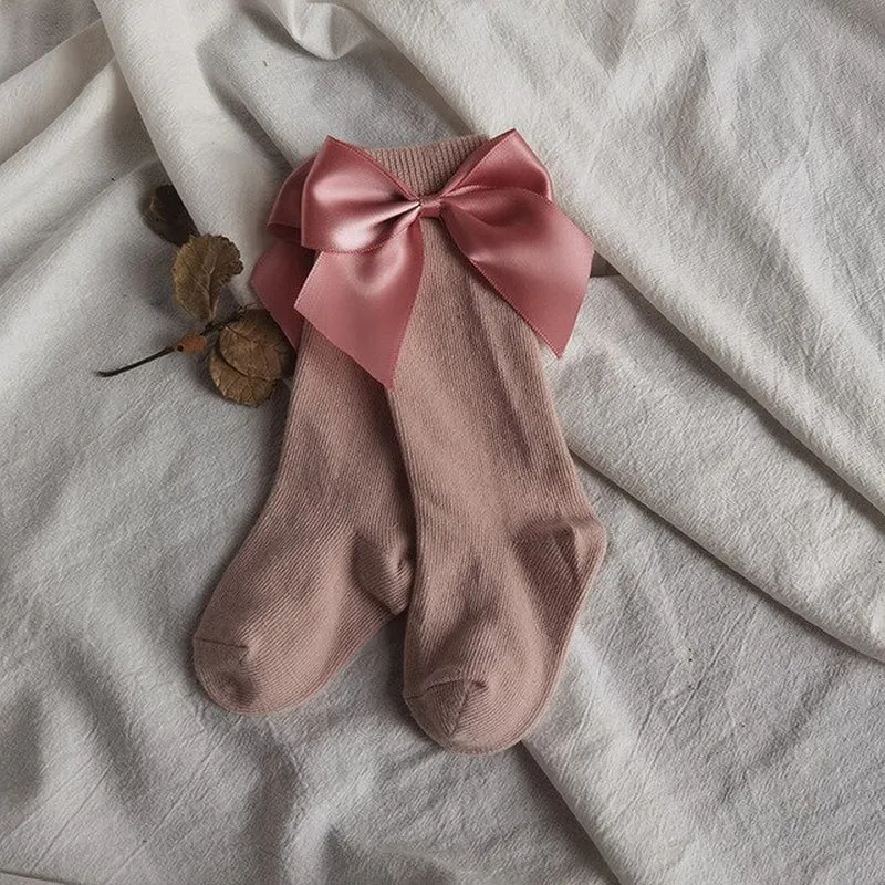 Knee High Long  Baby Girls Socks