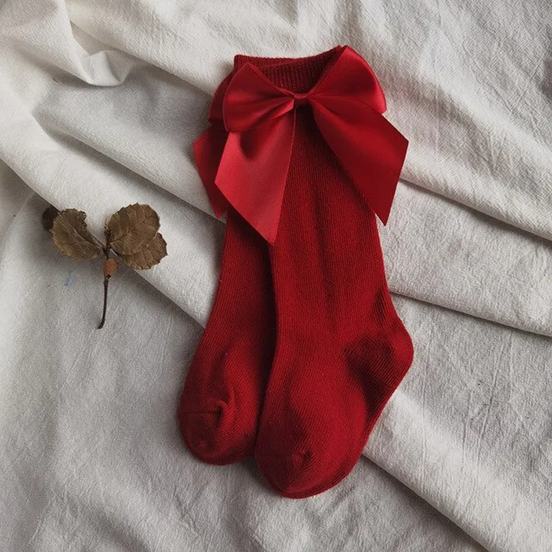Knee High Long  Baby Girls Socks