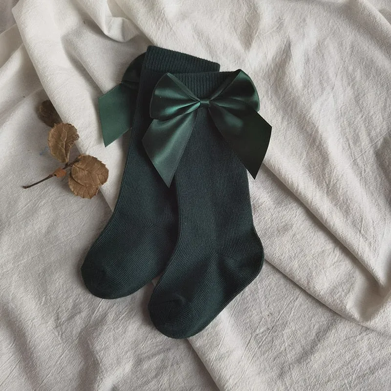 Knee High Long  Baby Girls Socks