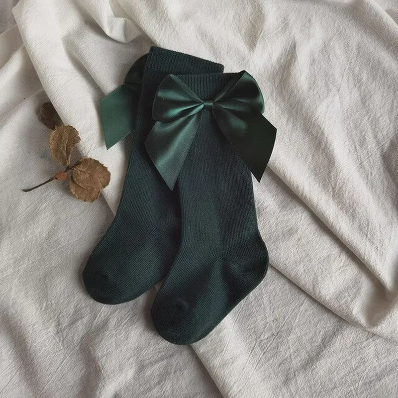 Knee High Long  Baby Girls Socks