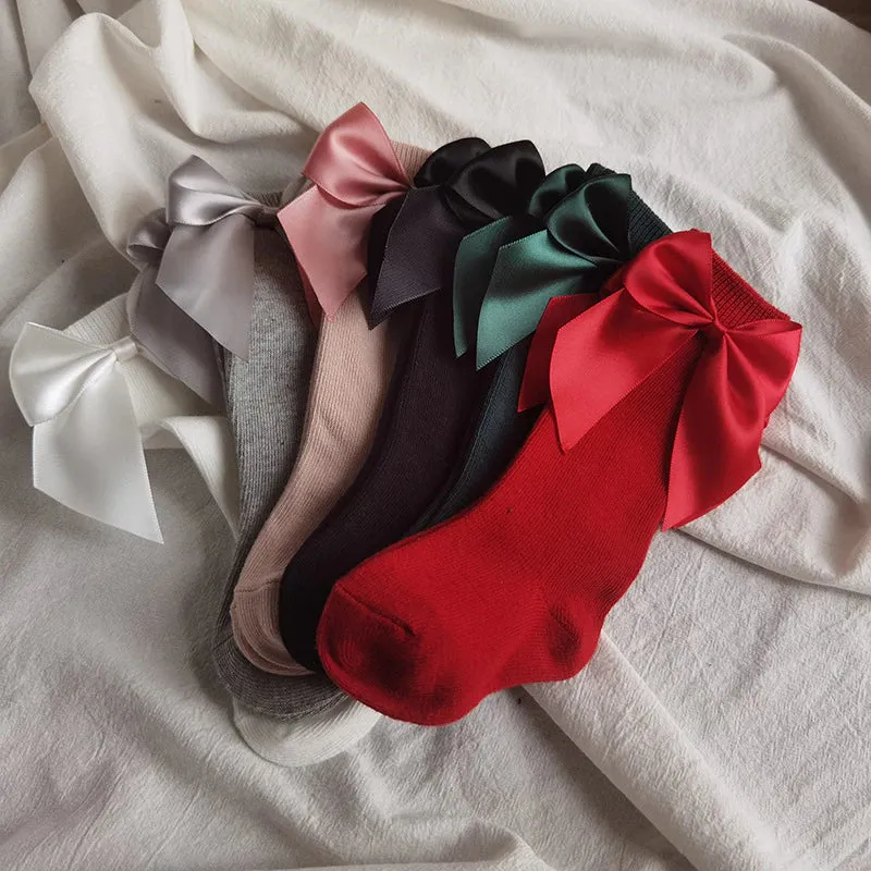 Knee High Long  Baby Girls Socks