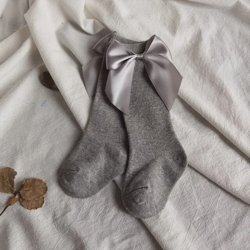 Knee High Long  Baby Girls Socks