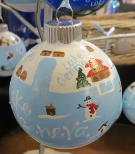 Lake Geneva Winter Ornament