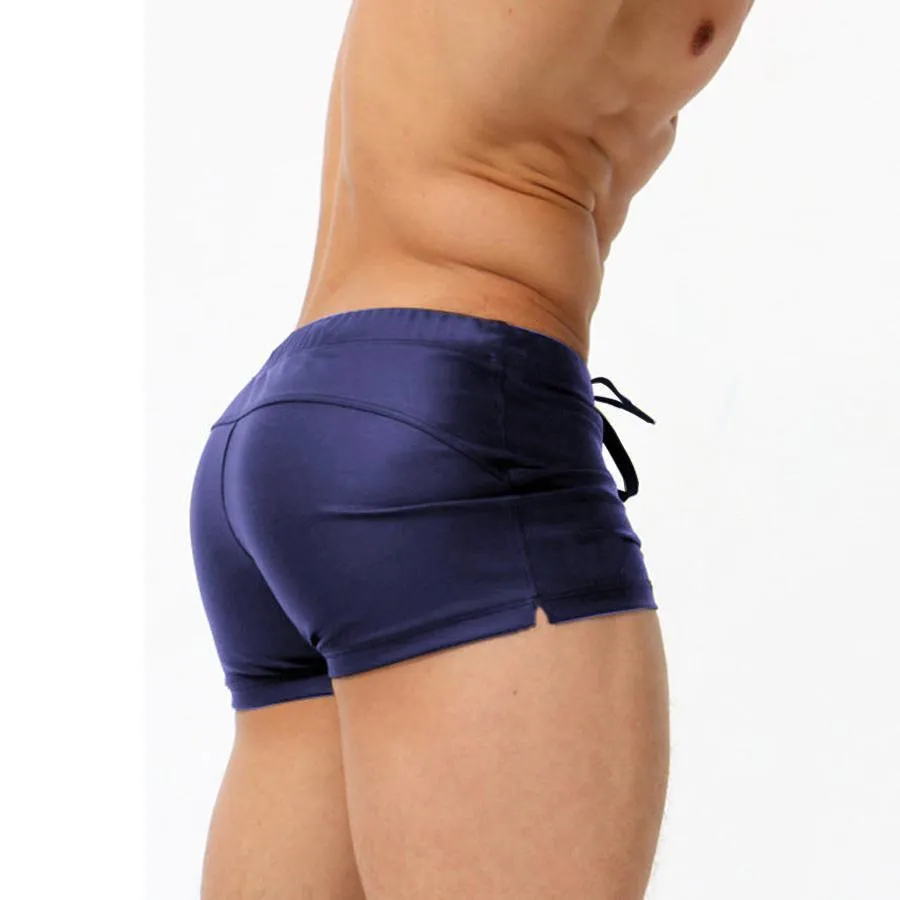 Men's Drawstring Swim-Trunks