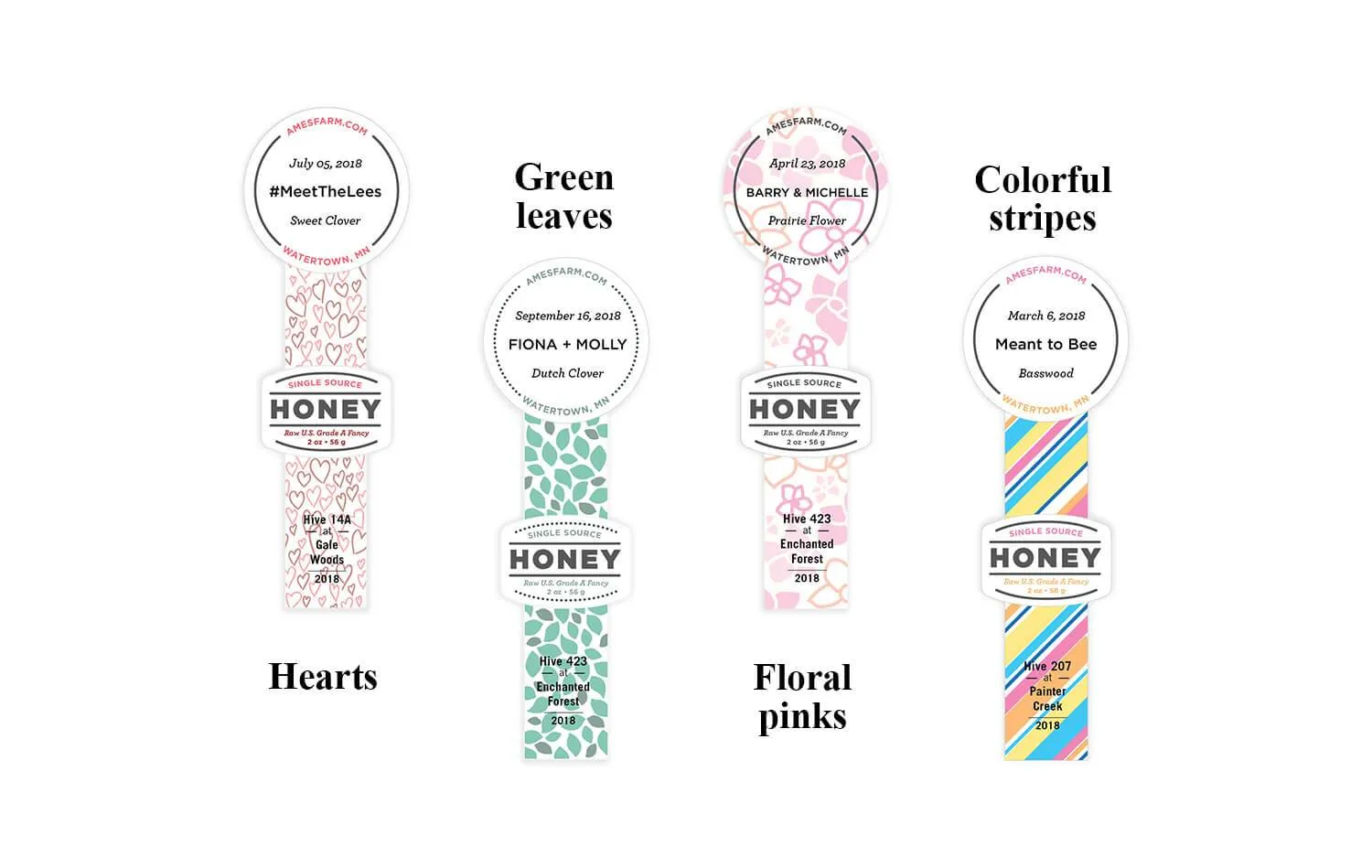 Seasonal Honey Favors