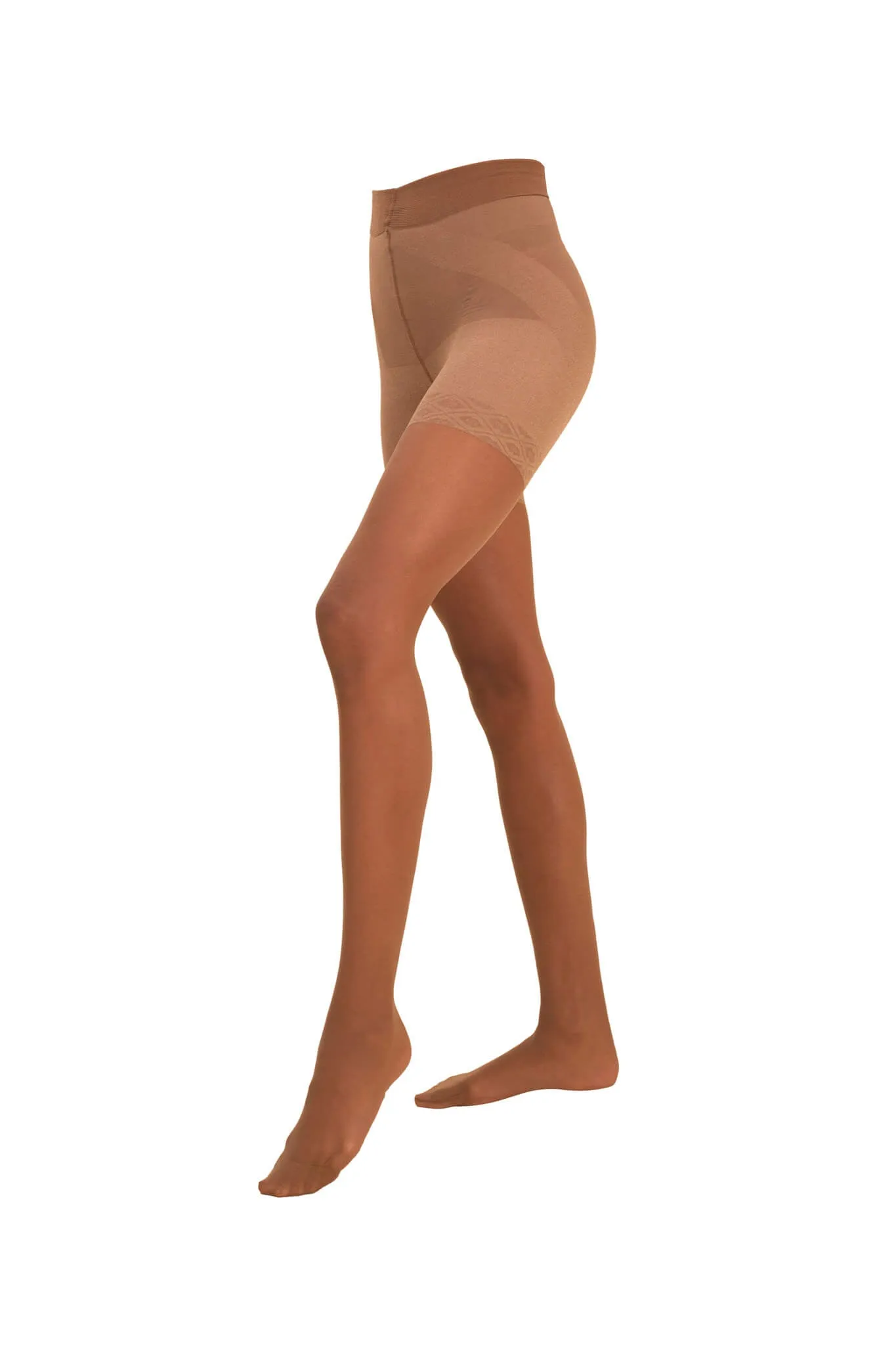 Sheer Contour Tights • Caramel