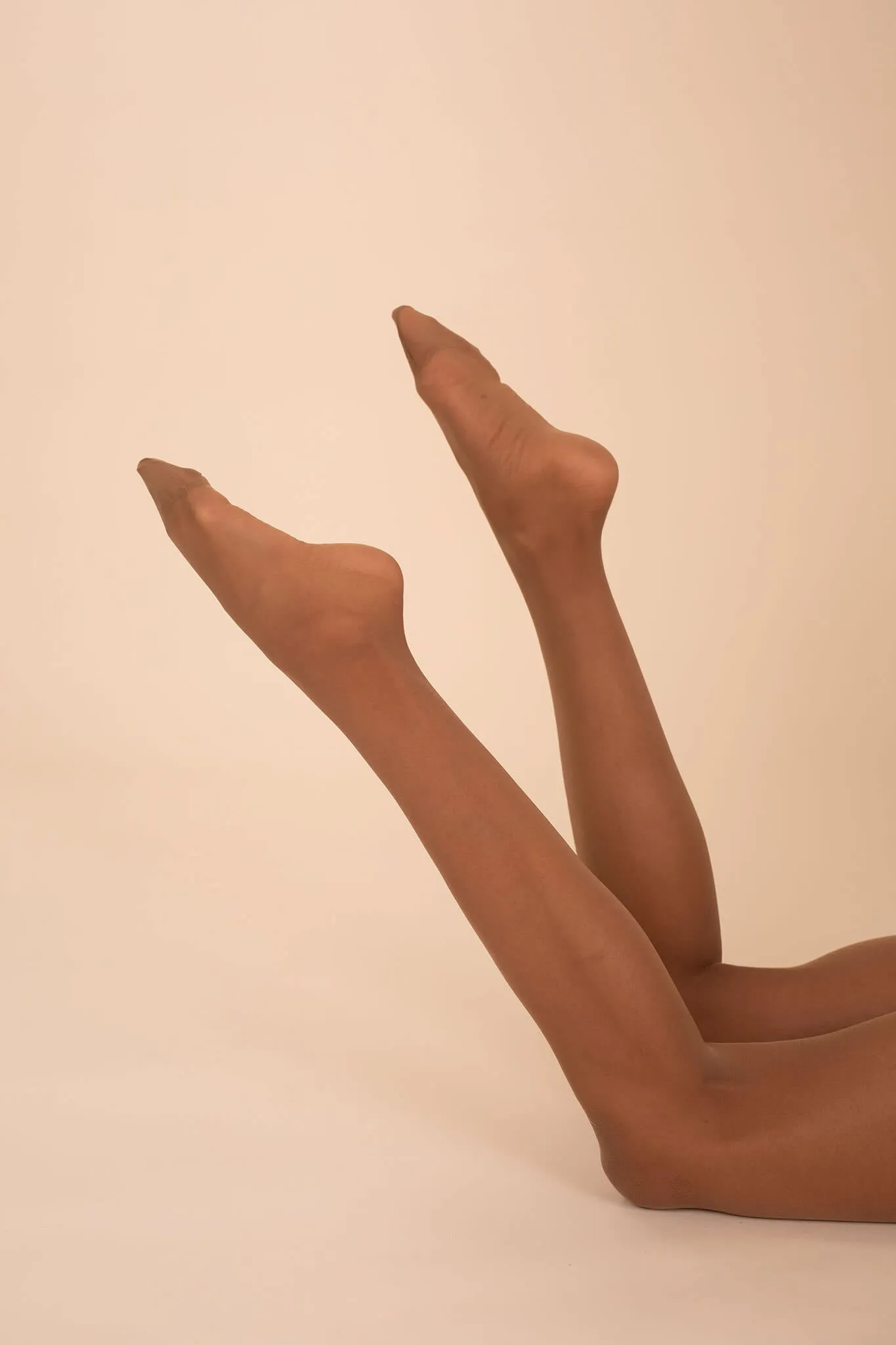 Sheer Contour Tights • Caramel
