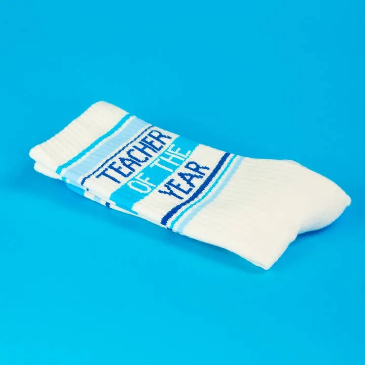 Teacher of the Year Gym Crew Socks