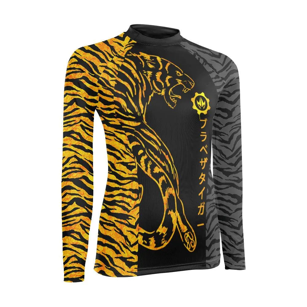 Tiger's Reflection Women's Long Sleeve Rash Guard