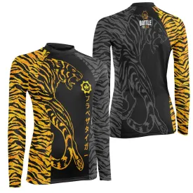Tiger's Reflection Women's Long Sleeve Rash Guard