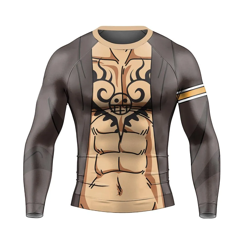 Trafalgar Law Skin One Piece Long Sleeve Rash Guard