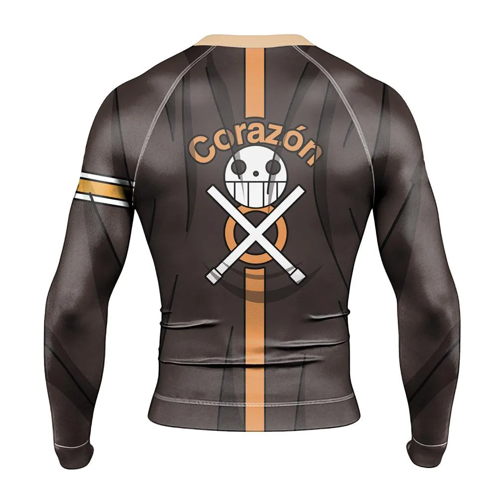 Trafalgar Law Skin One Piece Long Sleeve Rash Guard