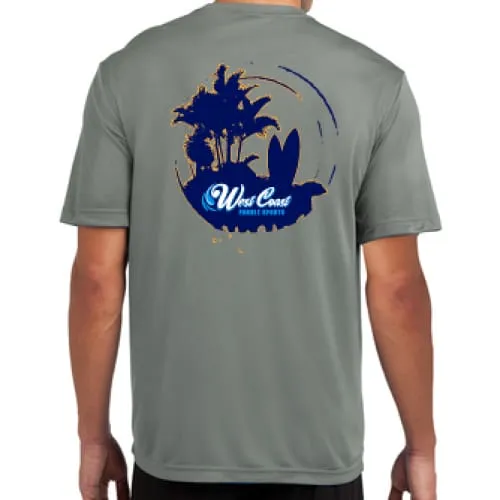 WCPS BLUE LOGO GREY T-SHIRT 50/50